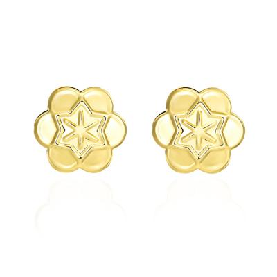 China TRENDY Customized 24k Gold Plated Fancy Earrings 2021 Interesting Stud Earrings For Women for sale