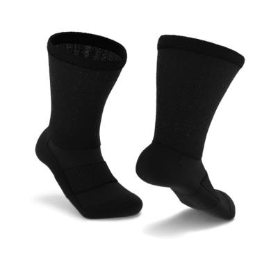 China Wholesale High Quality Breathable Antibacterial Solid Color Breathable Medical Diabetic Socks for sale