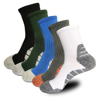 China High Quality Breathable Sports Socks Running Unisex Thick Terry Elite Basketball Socks for sale