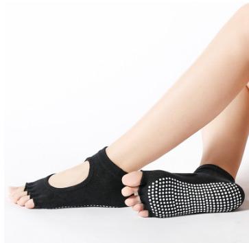 China Wholesale Sporty Colorful Open Grip Women's Cotton Fashion Anti-skid Pilates Yoga Sock for sale