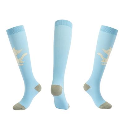 China Breathable Wholesale Medical Sports Nurse Varicose Veins Knee High 20-30 mmHg Compression Socks for sale