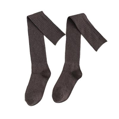 China Viable Wholesale Women Knitted Fashion Long Knee Socks Girls Knee High Socks for sale