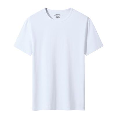 China Breathable White Cotton Custom Logo And Size Pattern Blank Printing Men T-Shirt for sale