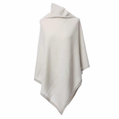 China Cashmere Shawl Collar Style Women's Cashmere Capes And Ponchos for sale