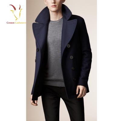 China New Design Fashion Style Men Winter Anti-Shrink Cashmere Woolen Coat for sale