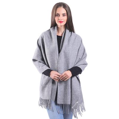 China Luxury Wholesale Inner Mongolia Pashmina Kaschmir Shawl Solid 100% Cashmere Scarf for sale