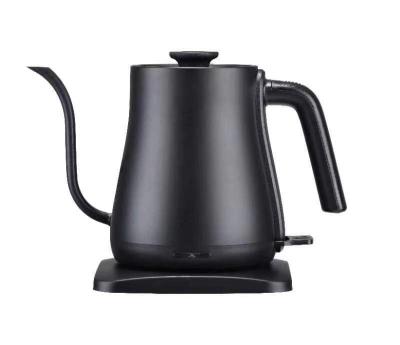 China 360 Black 1L Rotation Low Drip Coffee Tea Kettle Gooseneck Electric Coffee Kettle Black 1L for sale