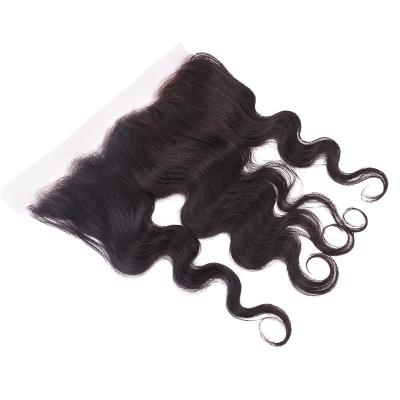 China Body Wave Yiwigs Costom Made Black Natural Color 10-22 Inch In 13*4 Body Wave Sheer Swiss Lace Bandeau For Black Women for sale