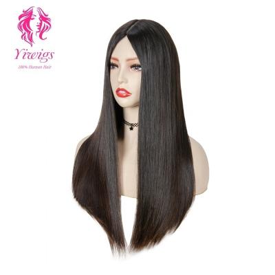 China Wholesale Silky Straight Wave 36 40 Inch Natural Silky Straight Wave Virgin 100% Brazilian Human Hair Lace Front Wigs For Black Women for sale