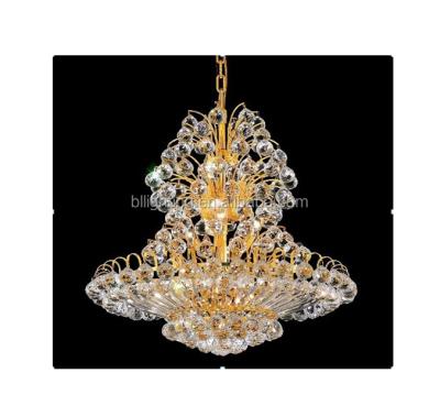 China Electric lamp modern crystal chandelier deco iron home crystal light for sale