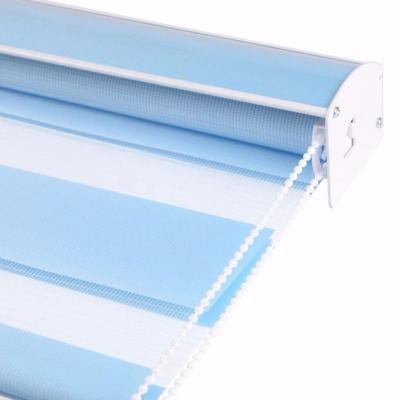 中国 Sun Shading Day And Night Double Layer Zebra Blinds 50 M/Roll 販売のため