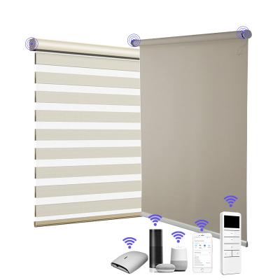 China Day And Night Korean Motorized Roller Blinds Electric Automatic Roller Blinds Te koop