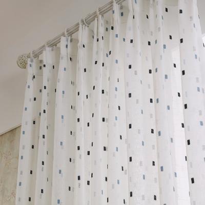 China Window Gauze Sheer Curtain Fabric Linen European And American Style Te koop