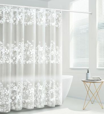 China Home Use PEVA Waterproof Bathroom Curtains Environmental Friendly en venta