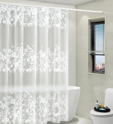 中国 Size Customized Waterproofing Shower Curtain Set For Bathroom 販売のため