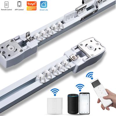 Китай Remote Smart Aluminium Motorized Curtain System Electric Track Curtain Poles продается