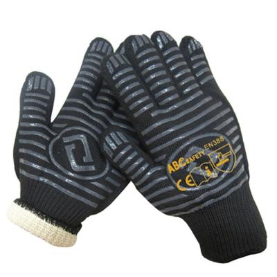 China Double Color And Silica Gel Two Sides Heat Resistant Gloves For Food , Top 10 Product Sale High Temperature Gloves for sale