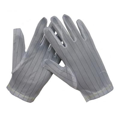 China No Dots Cotton Fiber Optic Gloves for sale