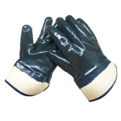 China Singlet for Professional Blue Liner Nitriles Liner Heavy Duty Safety Work Glove en388 CE 4112X for sale