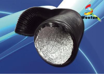 China High Temperature Round Flexible Duct 8 Inch PVC With Aluminum Foil for sale