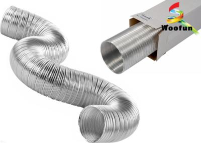 China Silvery Flexible Air Conditioner Flexible Duct Stretchable For Air Conditioner Installation for sale