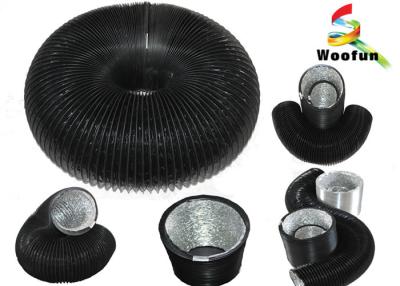 China Double Layer Flexible Round Duct PVC Aluminum For Ventilation System for sale