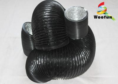 China Durable PVC Fire Retardant Flexible Duct 8 Inch Aluminium Foil 10m Length for sale