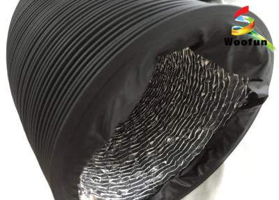 China Eco - Friendly Fire Rated Flexible Ducting , Aluminum Foil PVC Air Duct for sale