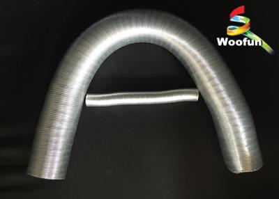 China Strong Aluminum Foil Auto Air Duct Hose , Fiberglass Flexible Exhaust Duct for sale