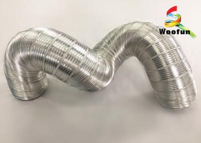 China Ventilation System Semi Rigid Aluminum Duct Aluminum Flexible Air Conditioning Duct for sale