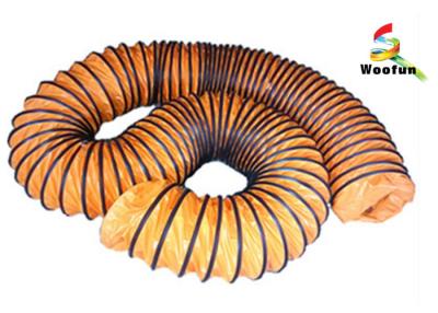 China HVAC system size and length customized round high temperature flexible duct for sale