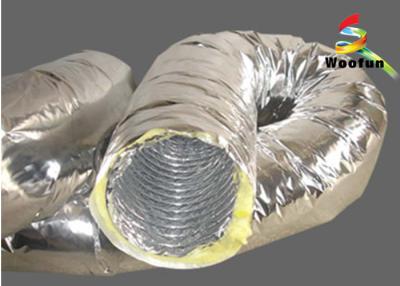 China Flexible Air Conditioning Insulated Flexible Ducting For Ventilation Application for sale