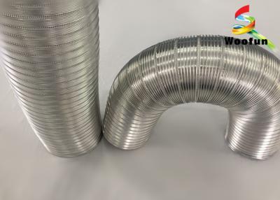 China House Ventilation Stretchable Semi Rigid Air Conditioning Flexible Aluminum Duct for sale