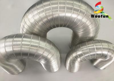 China Air Conditioner Aluminum Air Duct Semi Rigid Hose Fire Resistant For HVAC System for sale