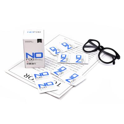 China Quick Dry Scratch Free Lens Anti Fog Cleaning Wipes Soft Bases Screen Anti-Static Cloths for sale