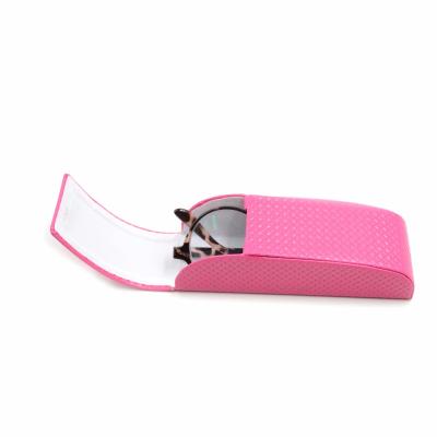 China Wholesale Fashionable Custom Cute Storage PU Leather Spectacle Glass Eyewear Glasses Cover Case Hard Box For Woman Girl Gift Box for sale