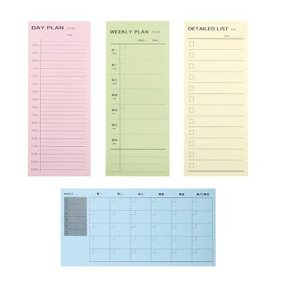 China Can tear off notepad hot selling notes detailed list/weekly/day/monthly plan paper notepad note protection small size stickly for sale