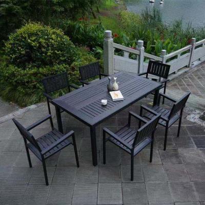 China Modern High Quality Outdoor Wooden Plastic Furniture Chair Kit For Sale for sale