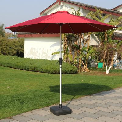 China Wholesale Sun Wind Rain Proof Round Shape Outdoor Sun Umbrellas Windproof Protection Large Size for sale