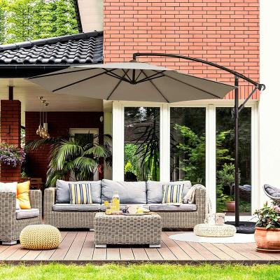 China Modern New Design Umbrella Banana Rainproof Anti-UV Outdoor Cantilever Umbrella for sale