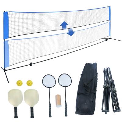 China Portable badminton net badminton net set for indoor and outdoor sports net use for sale