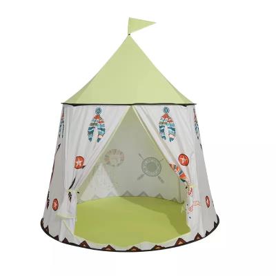 China Toy Easy Folding Soft Up Castle Teepee Play Tent Indoor Teepee Kids Indoor Tent Pop Play Kid's Toy for sale