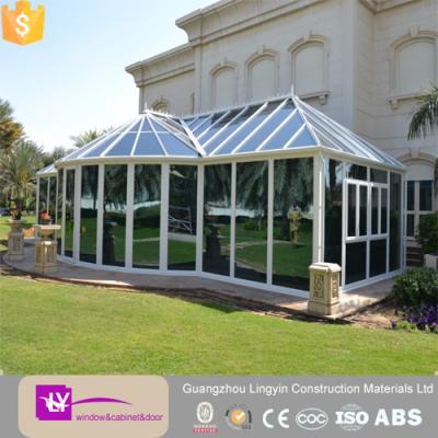 China Swing Popular Custom Design With Aluminum Windows And Doors Winter Garden Solarium for sale