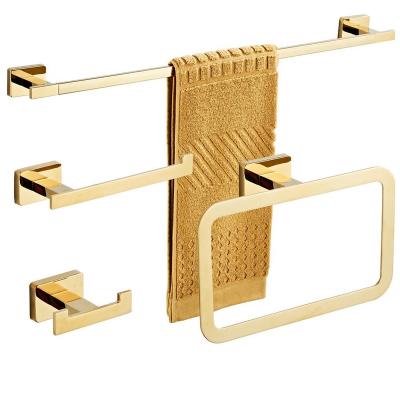 China Sanitary Fittings Kit Modern Luxury Toiletries Washroom Wall Mount Bathroom Accessories Set for Bathrooms for sale