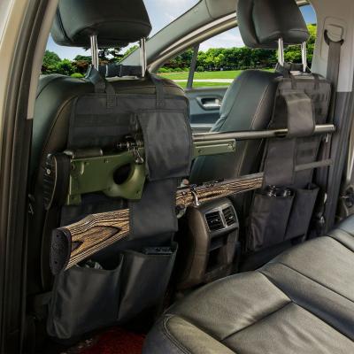 China Durable Car Back Seat MOlle Bag Car Backrest Bag Gun Mount Tactical Mount for sale