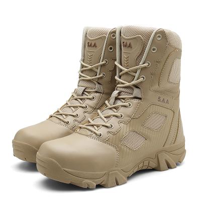 China Autumn New High Tops Martin Boots Men's Outdoor Hiking Boots Shoes Large Size Tactical Sneakers Shoes for sale