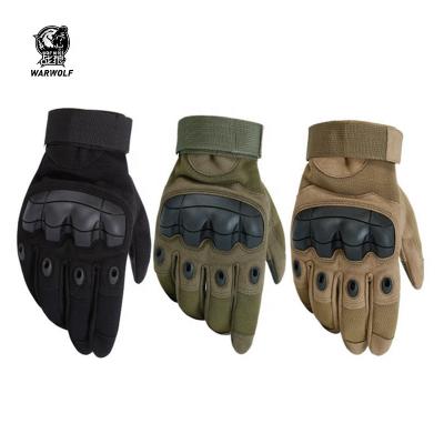 China Outdoor Sports Army Full Finger Military Tactical Gloves Hand Protector Full Finger with Different Color for sale