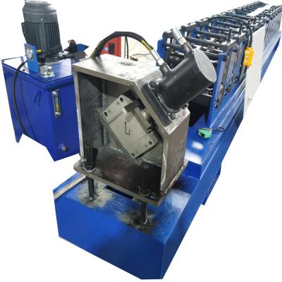 China Easy To Operate L Shaped Metal Drywall Steel Hook Roll Forming Machine for sale