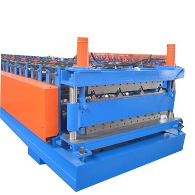 China Easy Operation Metal Double Layer Two Layer Steel Roof Tile Making Machine Roll Forming Machine for sale