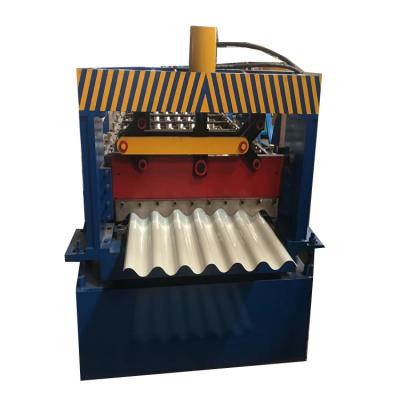 China Easy Operate Colored Corrugated Steel Sheet Roof Tile Making Machine Making Machine for sale